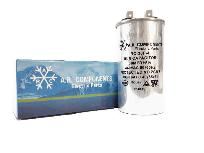 CAPACITOR DE MARCHA DE 30  MFD X 440 VAC (U.L.)