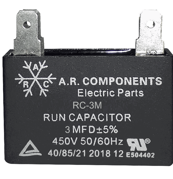 CAPACITADOR DE 3 MFD X 450 V PARA MINISPLITS (U.L.)