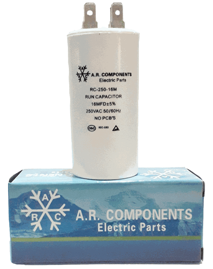 [RC-250-16M] CAPACITADOR DE BOMBA DE AGUA 16MFD X 250V 