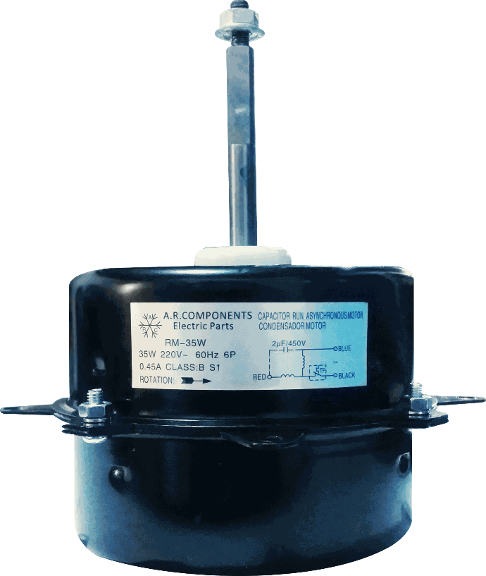 MOTOR MINISPLITS CONDENSADOR DE 35W
