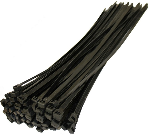 TIRRA NEGRO DE 11"X0.28CM BOLSA DE 100 UNIDADES