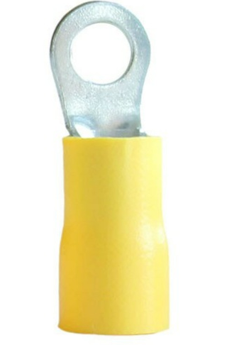 TERMINAL AMARILLO TIPO "O"  (CABLE 10-12)