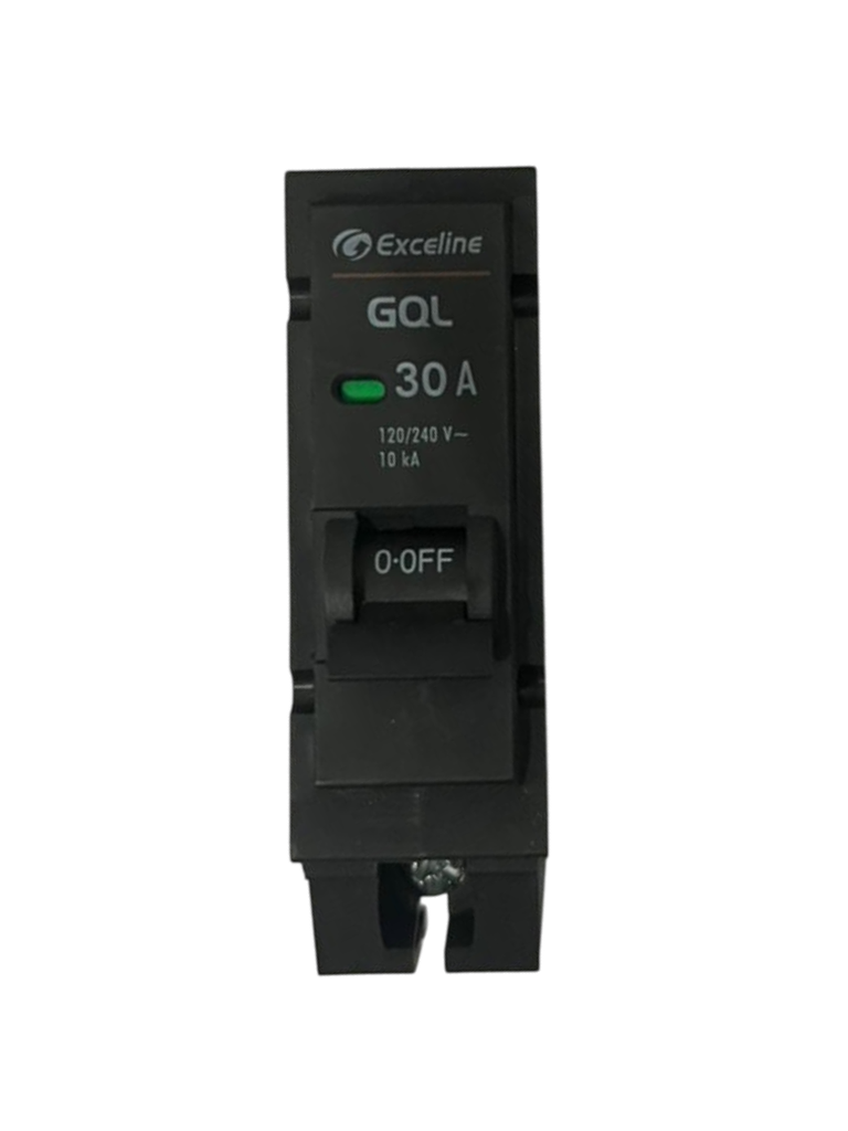 Interruptor Empotrar Termomagnetico GQL-30-1 120V / 240V - 10 kA Exceline 