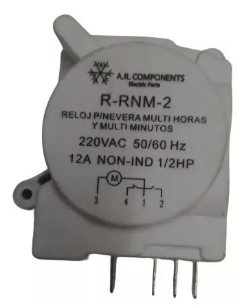 [RRN-M-2] RELOJ DE NEVERA MULTIPLE MINUTOS/HORAS 220V - 12AMP