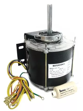 [RMVM-14] MOTOR VENTILADOR P/EVAPORADORAS Y CONDENSADORAS DE 1/4 HP UN EJE 1550 RPM CON SU BASE