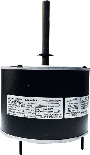 [RMV-14] MOTOR VENTILADOR DE 1/4 HP UN EJE 1075 RPM