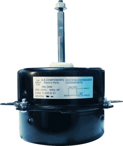 [RM-35W] MOTOR MINISPLITS CONDENSADOR DE 35W