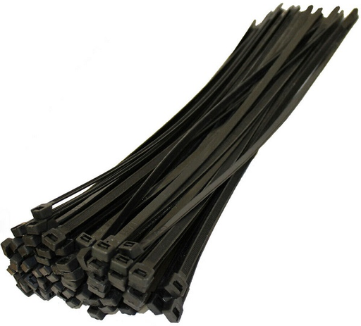 [R-TIRN-1] TIRRA NEGRO DE 11"X0.28CM BOLSA DE 100 UNIDADES
