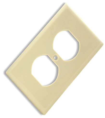 Tapa para toma doble 270 Beige
