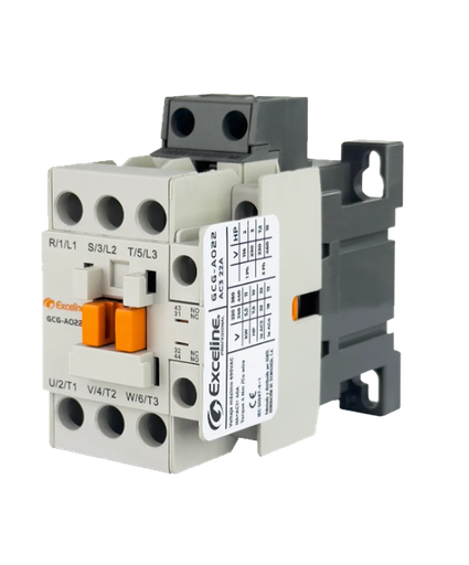 Contactor 3 Polos de Propósito General GCG-A022-220  1 corriente – 220 V – 32 / 40 AMP Exceline 
